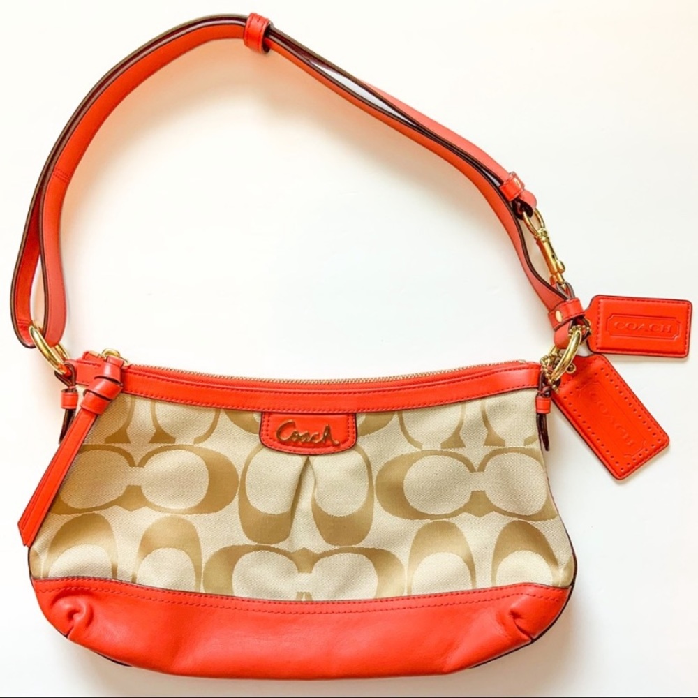 Coach Park Signature East-West Duffle (NWOT)